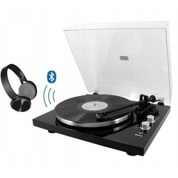 Gramofon 33/45 Soundmaster PL790SW czarny połysk przedwzmacniacz BT