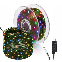 Lampki Drucik Lampki Choinkowe 1000 Led Kolorowe Programator