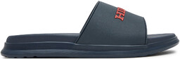 Klapki Tommy Hilfiger FM0FM05430 Granatowy