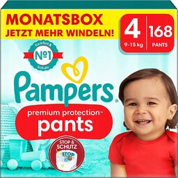 Pieluchomajtki Pampers Pants Premium Rozmiar 4 (9-15kg) 2x52szt.