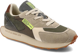 Big Star Zielone Sneakersy Modne Obuwie Męskie