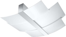 Sollux Plafon LAMPA sufitowa SL.0351 szklana OPRAWA chrom