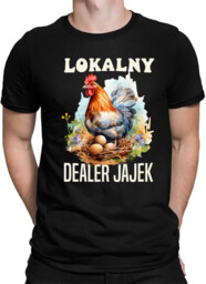 Lokalny dealer jajek - męska koszulka na prezent