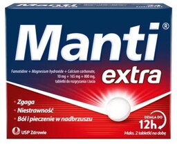 MANTI Extra, 24 tabletki do rozgryzienia i żucia