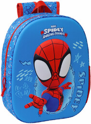 Plecak szkolny Spider-Man Czerwony Granatowy 27 x 33