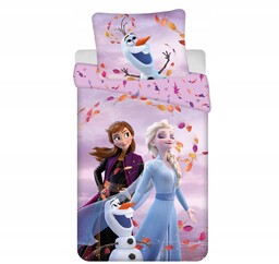 Pościel Dziecięca Frozen 140x200cm Kraina Lodu Disney Elsa