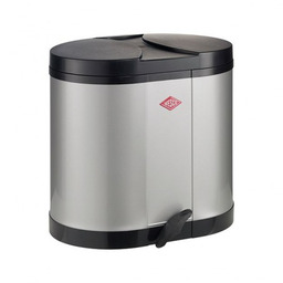 Wesco Kosz na śmieci srebrny 2x15l BETA