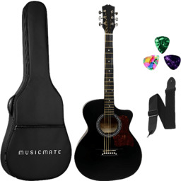 Gitara akustyczna MUSIC MATE BK-38 NightHarmony Czarno-brązowy