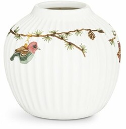 Kähler HAMMERSHØI CHRISTMAS Wazon Świąteczny 13 cm Biały