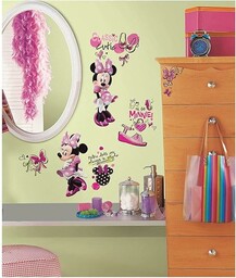 RoomMates RM - DISNEY Minnie Fashionista tatuaż ścienny,