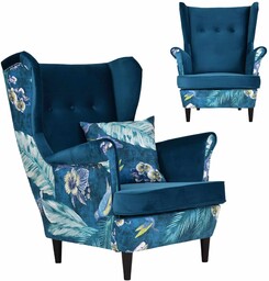 Fotel uszak Ari Print Duo Family Meble
