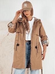 Kurtka damska parka CIVIT beżowa Dstreet TY4213-XXL