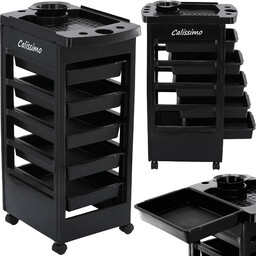 Pomocnik fryzjerski wózek stolik na kółkach do farbowania