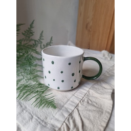 Pakamera Kubek ceramiczny KROPKI