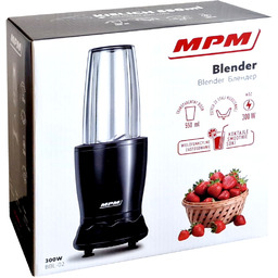 Blender kielichowy Mpm BBL-03 300W czarny