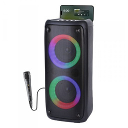 Media-Tech Głośnik FUNBOX BT MT3181 Bluetooth 5.0/TWS/MP3/MicroSD/USB/AUX/Equalizer/Jack 6.3/RGB/USB-C/