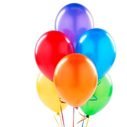 Balony lateksowe metaliczne duże - kolorowe - 100