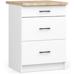 Elior Biała Dolna Szafka Kuchenna Z Szufladami 60