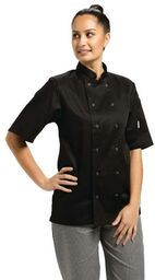 Whites Chefs Clothing Koszula kucharska czarna rozmiar XS