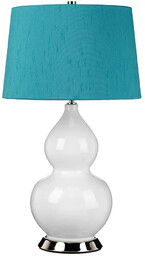 Lampa stołowa Isla Polerowany nikiel ISLA-PN-TL-TEAL - Elstead