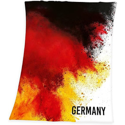 Niemcy miękki koc polarowy, 130 x 160 cm,