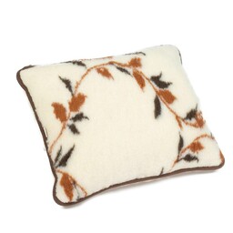 Kampol Poduszka wełniana merynos 40x45 Mena brązowa Wyroby