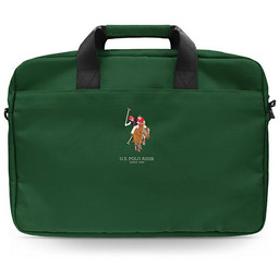Torba Us Polo na laptopa do 16", zielona