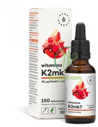 Witamina K2mk7 Krople, Aura Herbals, 30ml