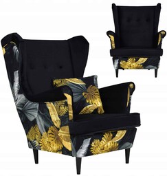 Fotel uszak Ari Print Duo Family Meble