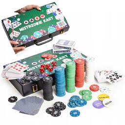ZESTAW DO GRY W POKERA TEXAS 300 SZT