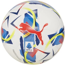 Puma Piłka nożna Orbita Serie A Hybrid biało-niebiesko-czerwona