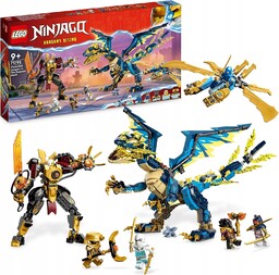 Lego Ninjago Smok żywiołu kontra mech cesarzowej, duży