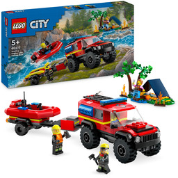 Lego 60412 Terenowy wóz strażacki z łodzią ratunkową