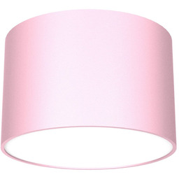 Milagro Różowa lampa natynkowa Dixie okrągły plafon