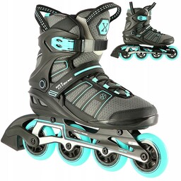 Łyżworolki Rolki Młodzieżowe Kauczuk Rekreacyjne Dla Dorosłych ABEC9