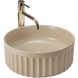 Rea Umywalka nablatowa Rea DUO Caffe Latte Matt