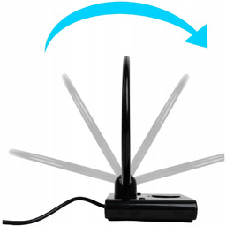 MOCNA ANTENA AKTYWNA POKOJOWA DVBT TV FHD 4K