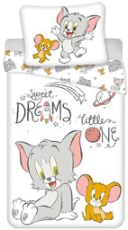 Bawełniana pościel dziecięca do łóżeczka Tom & Jerry