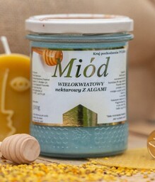 Miód z algamii, wielokwiatowy nektarowy 0,5kg