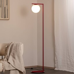 Lampa stojąca Zac ALDEX, czerwony, salon / jadalnia,