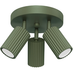 Plafon KARBON 3P zielony oliwkowy SL.1620 - Sollux