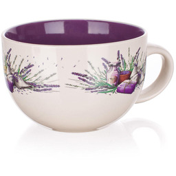 Banquet Kubek ceramiczny jumbo LAWENDA 660 ml