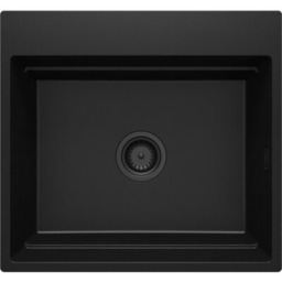DEANTE Zlewozmywak jednokomorowy Magnetic ZRM N10A Nero 52x56