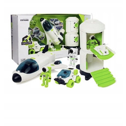 Zestaw Kosmiczny Rakieta, Prom, Kosmonauci, Łazik