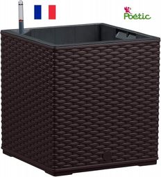 Doniczka samonawadniająca 30x31cm 12L kolor mocca rattan