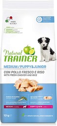 TRAINER Natural Puppy Medium Junior KG. 12 sucha