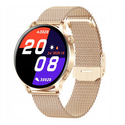 Smartwatch zegarek Rubicon damski RNCE81 różowe złoto tryby