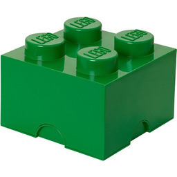 Lego Storage Brick 4 zielony