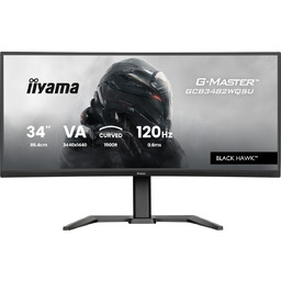 Monitor 34 cale G-Master GCB3482WQSU-B1,VA,UWQHD,120HZ,1500R, HDR400, 21:9, 500cd,2x5W,