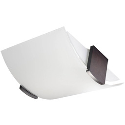 Sollux Plafon LAMPA sufitowa SL.0186 półokrągła OPRAWA szklana